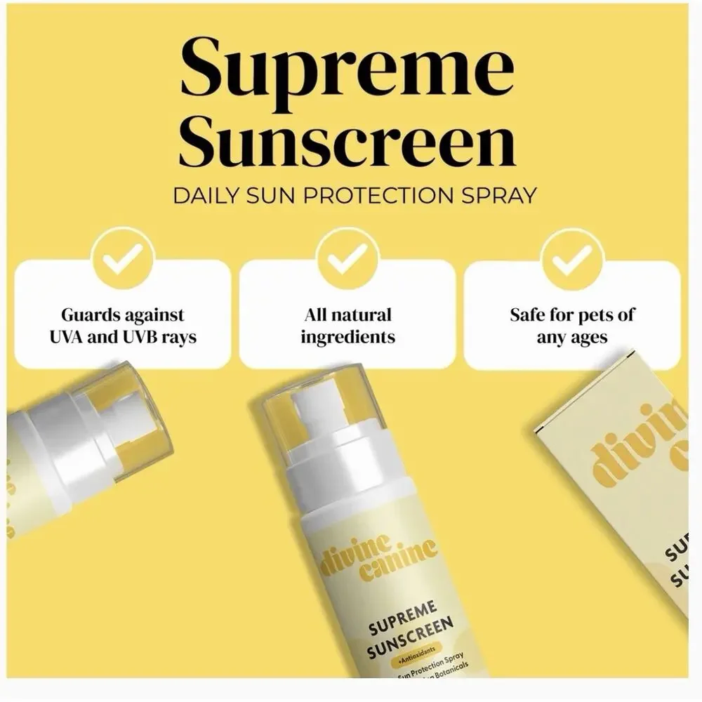 Divine Canine Supreme Sunscreen SPF 30 Broad Spectrum 2 fl Oz